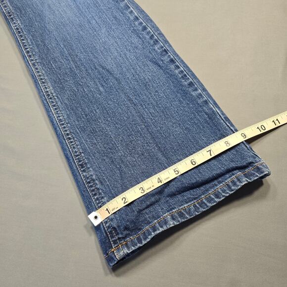 Tommy Hilfiger Blue Jeans Stretch Classic Bootcut Stonewash Denim Women 10 Short - Picture 10 of 11